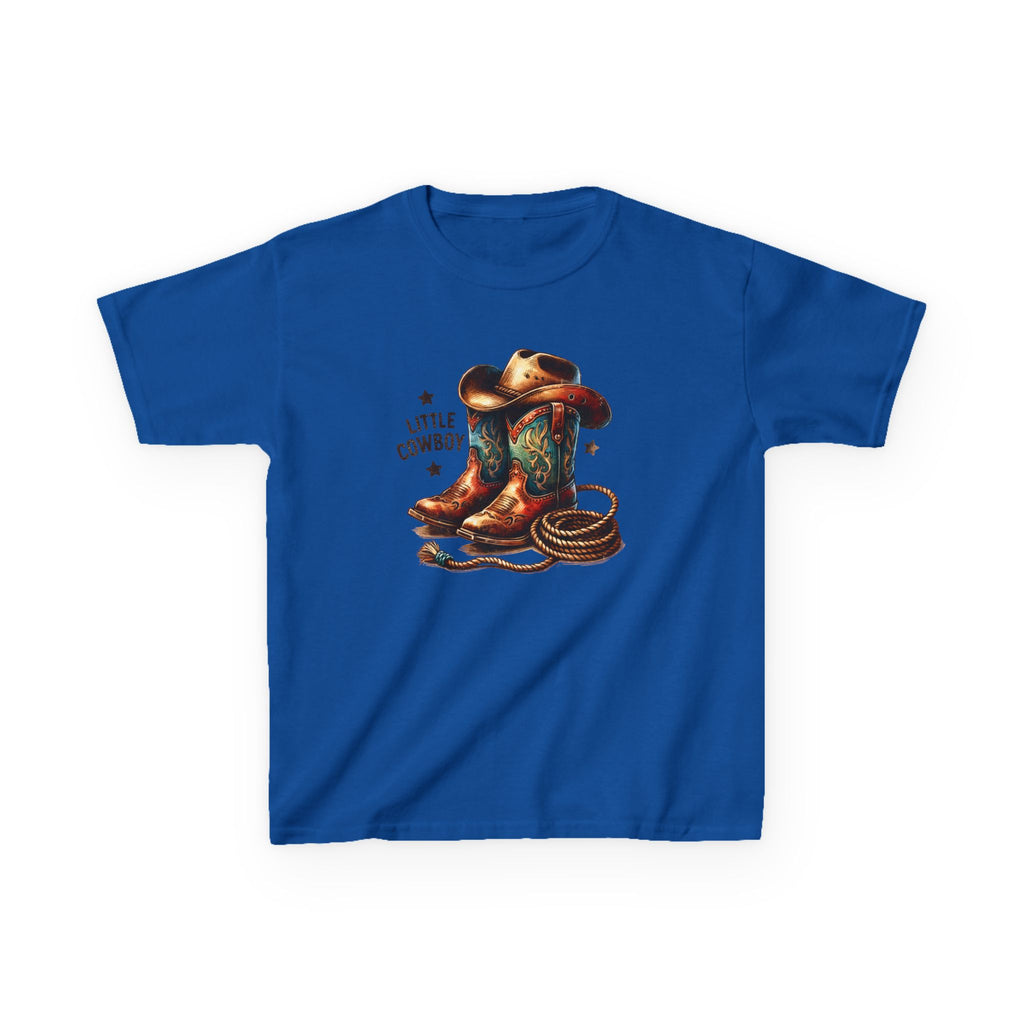 Kids Tee – 'Little Cowboy' Boots & Hat Western Graphic