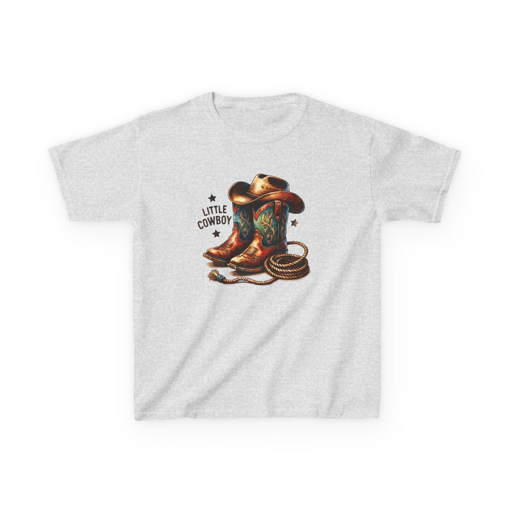 Kids Tee – 'Little Cowboy' Boots & Hat Western Graphic