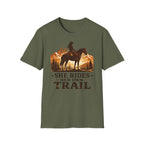 She Rides Her Own Trail T-Shirt