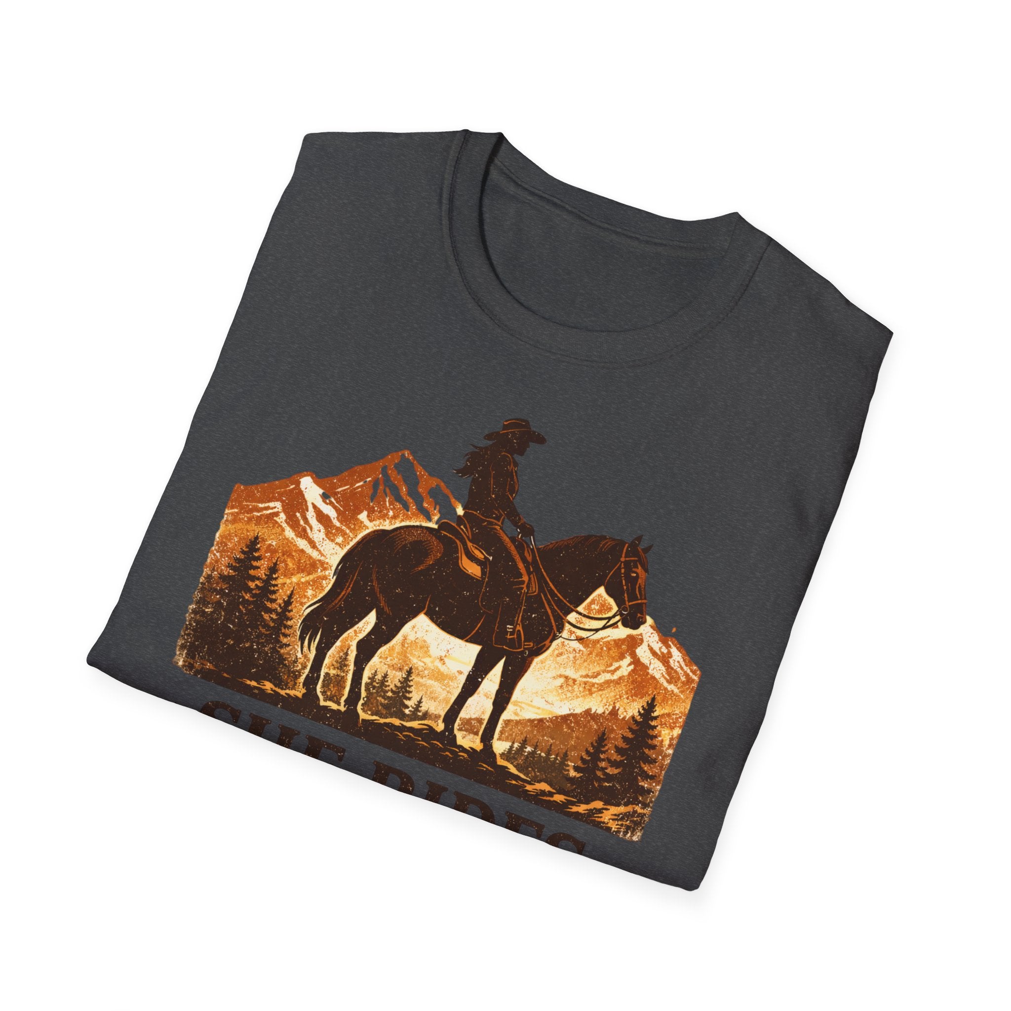 She Rides Her Own Trail T-Shirt