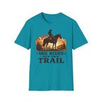 She Rides Her Own Trail T-Shirt