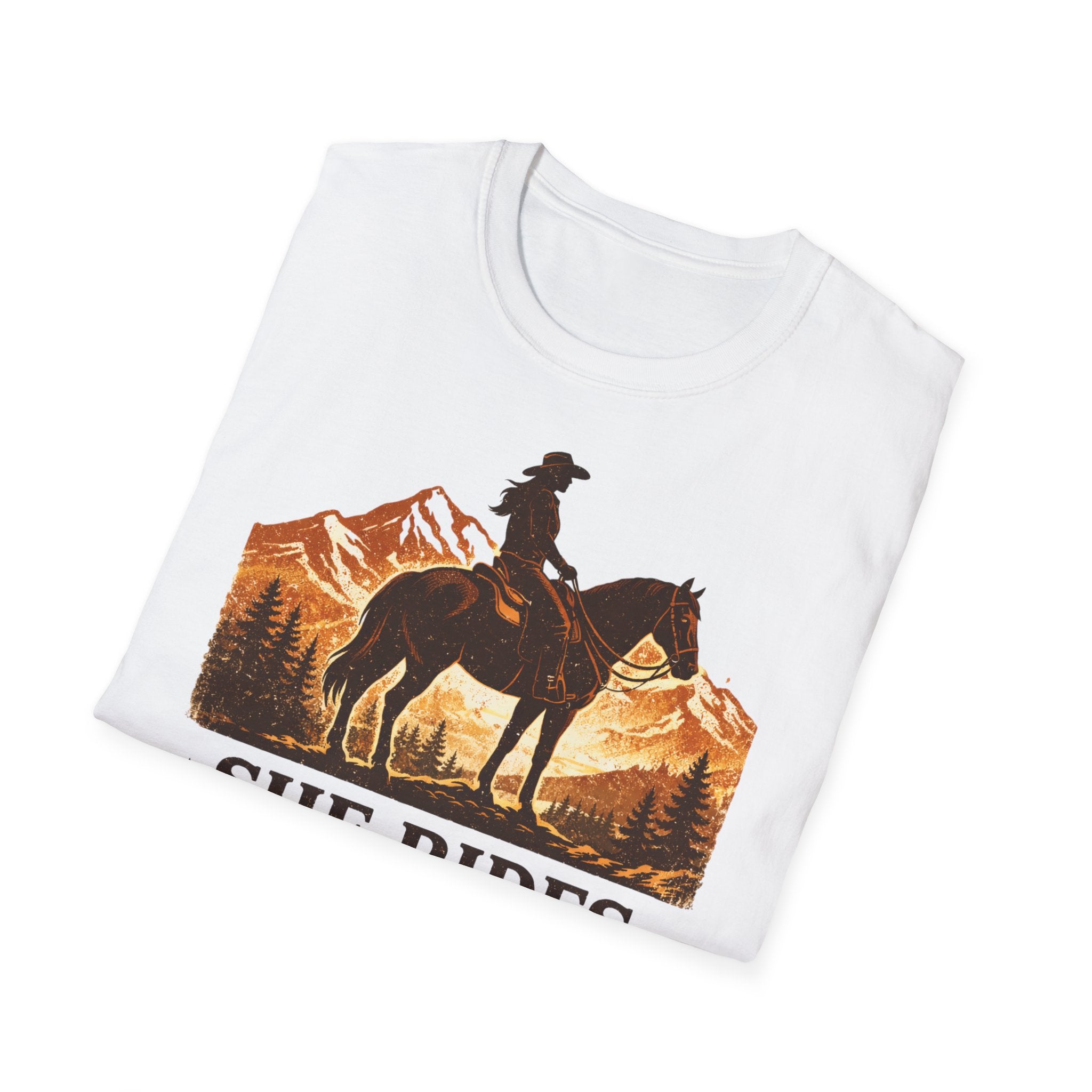 She Rides Her Own Trail T-Shirt