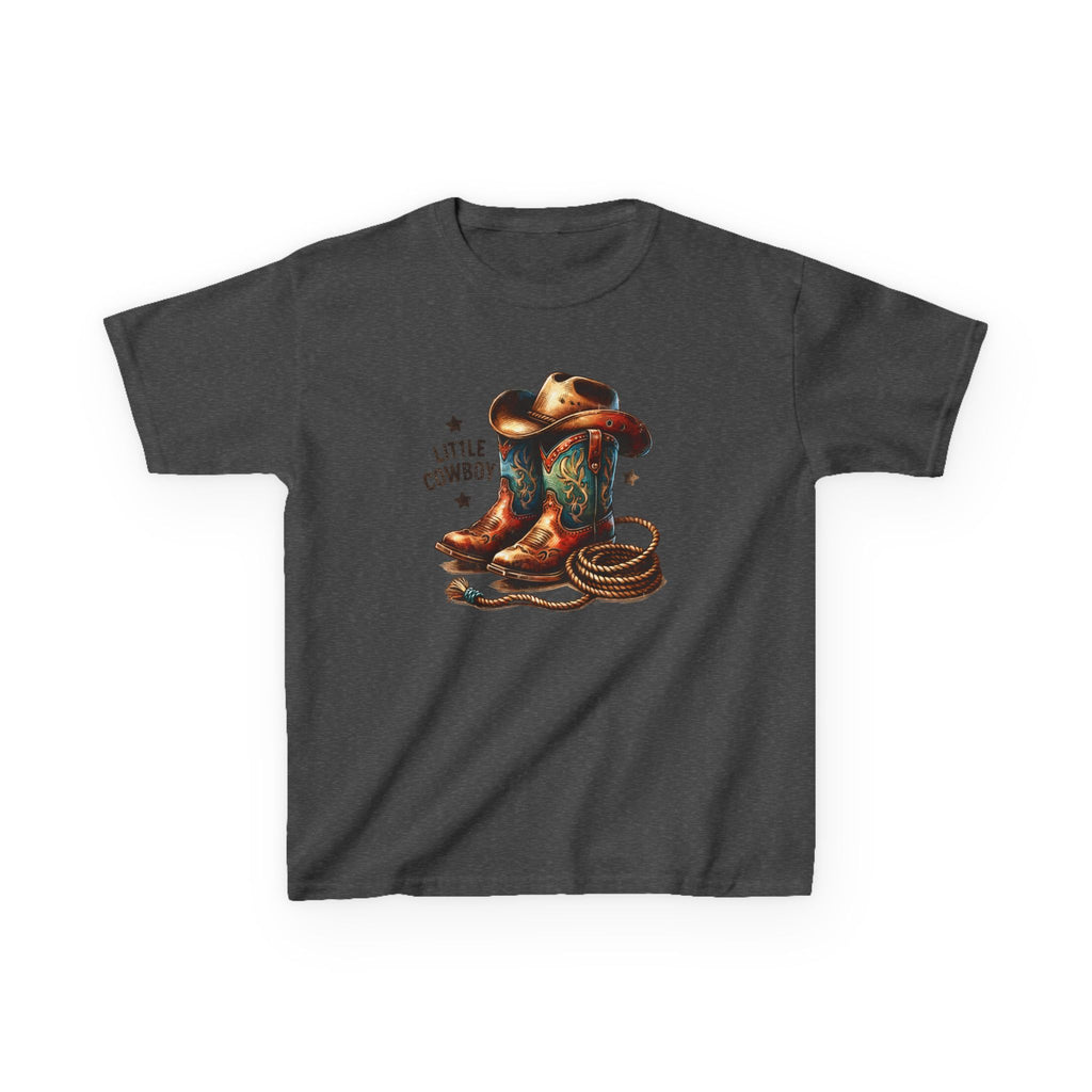 Kids Tee – 'Little Cowboy' Boots & Hat Western Graphic