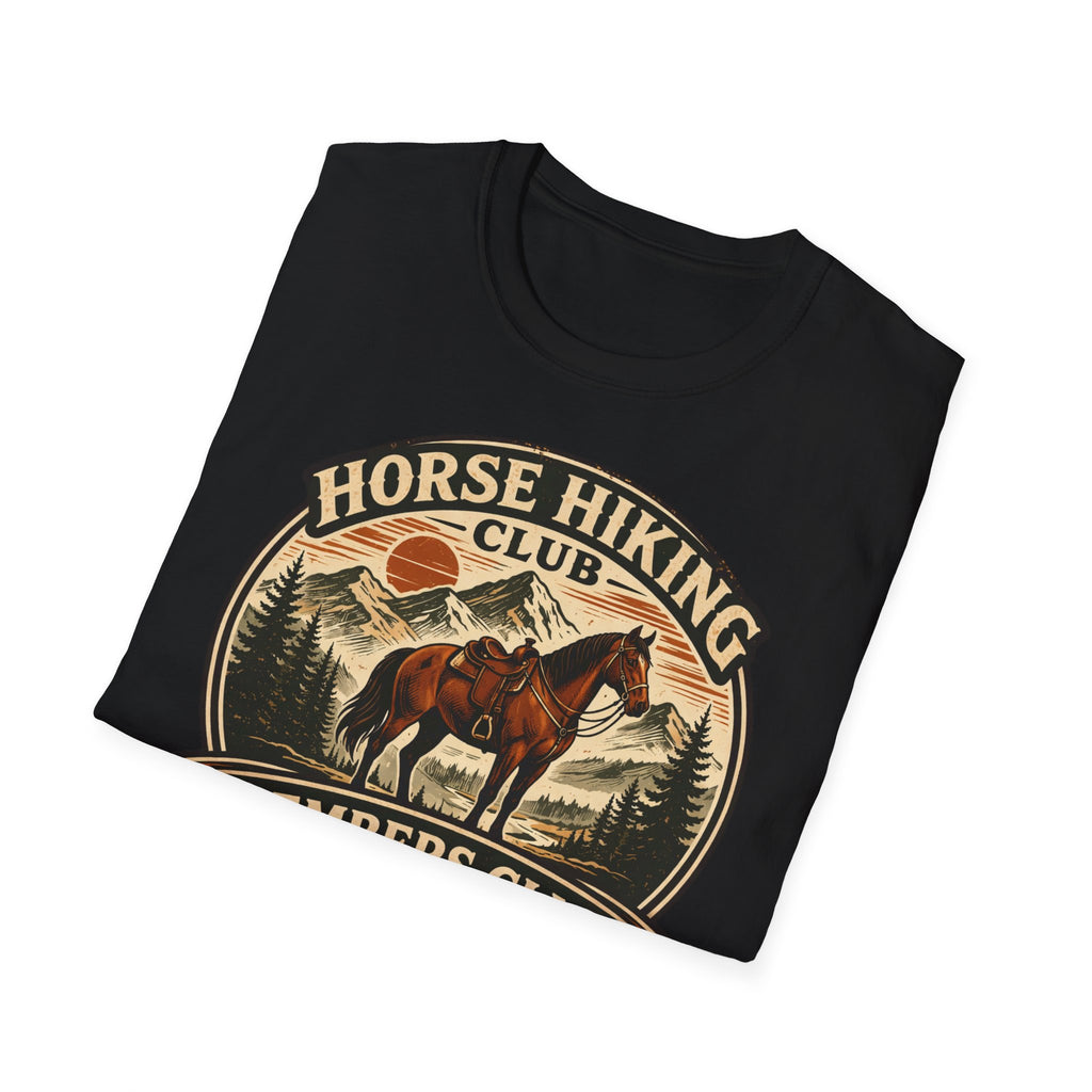 Horse Hiking Club T-Shirt — Members Club Vintage Trail Tee