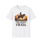She Rides Her Own Trail T-Shirt