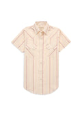 Women’s COWBOYGIRL buttermilk, stripe short sleeve, granddaddy, snap shirt