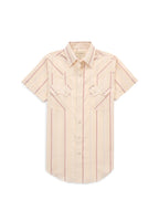 Women’s COWBOYGIRL buttermilk, stripe short sleeve, granddaddy, snap shirt
