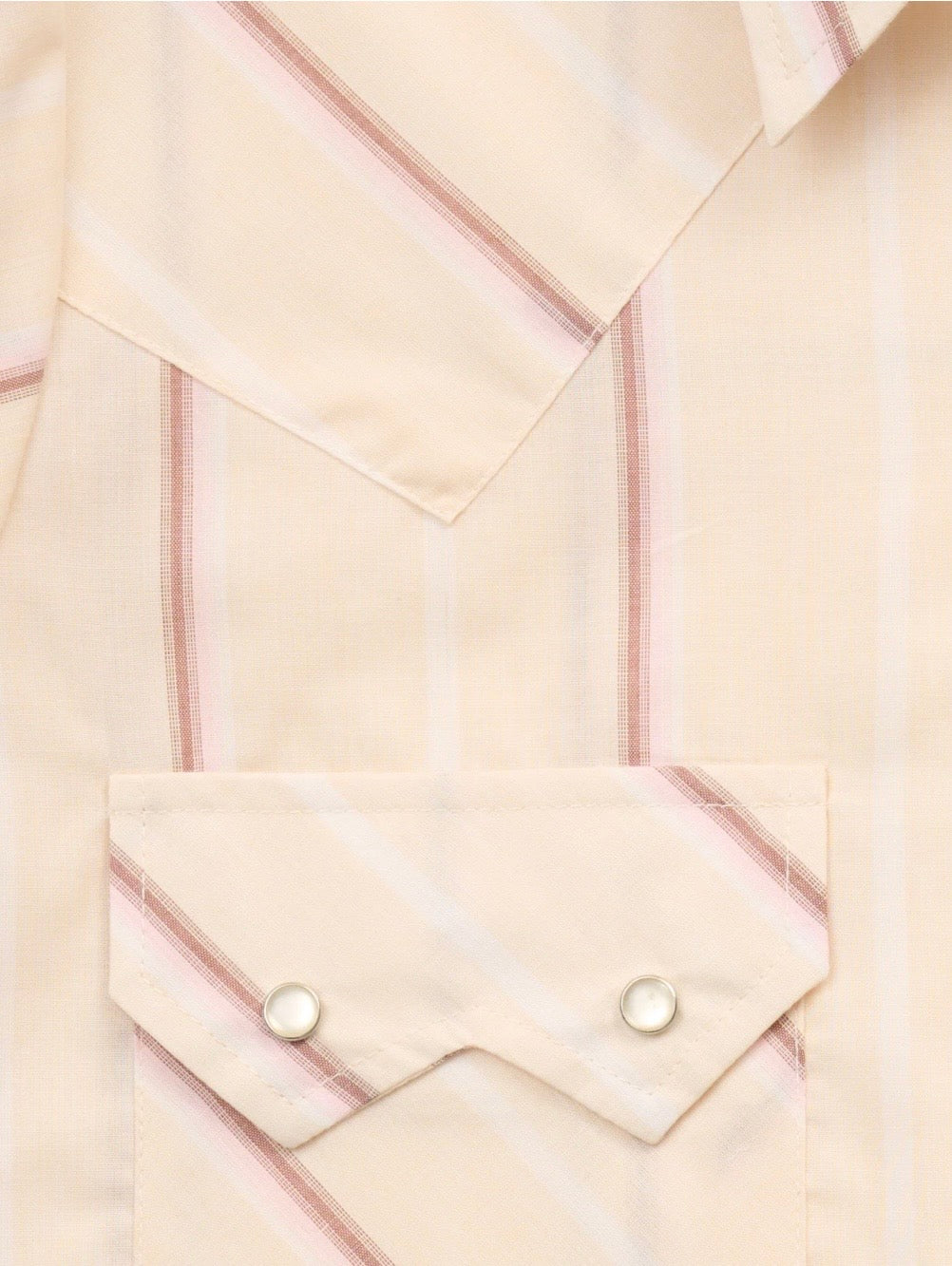 Buttermilk Stripe snap shirt