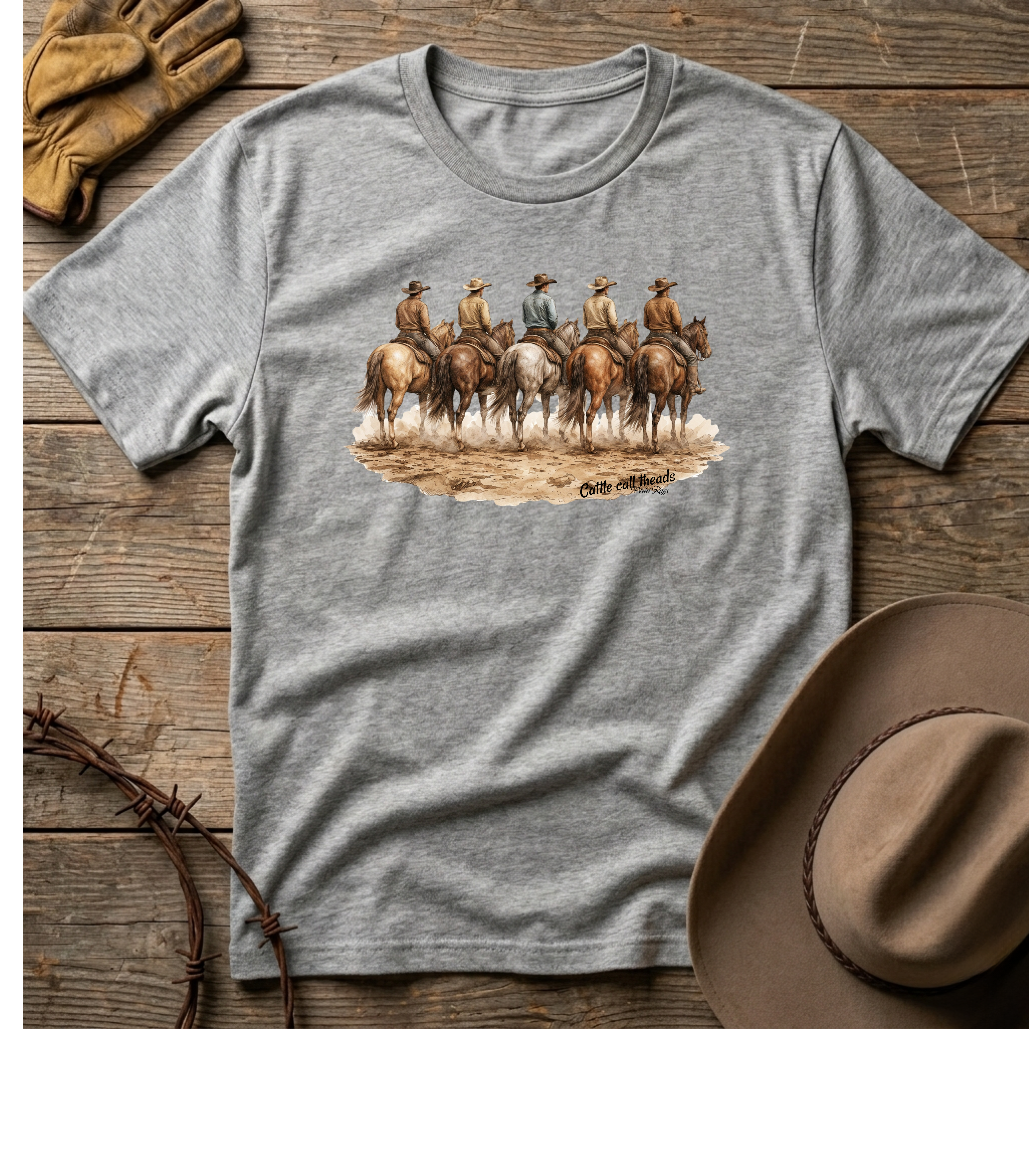 Cowboy line T-Shirt