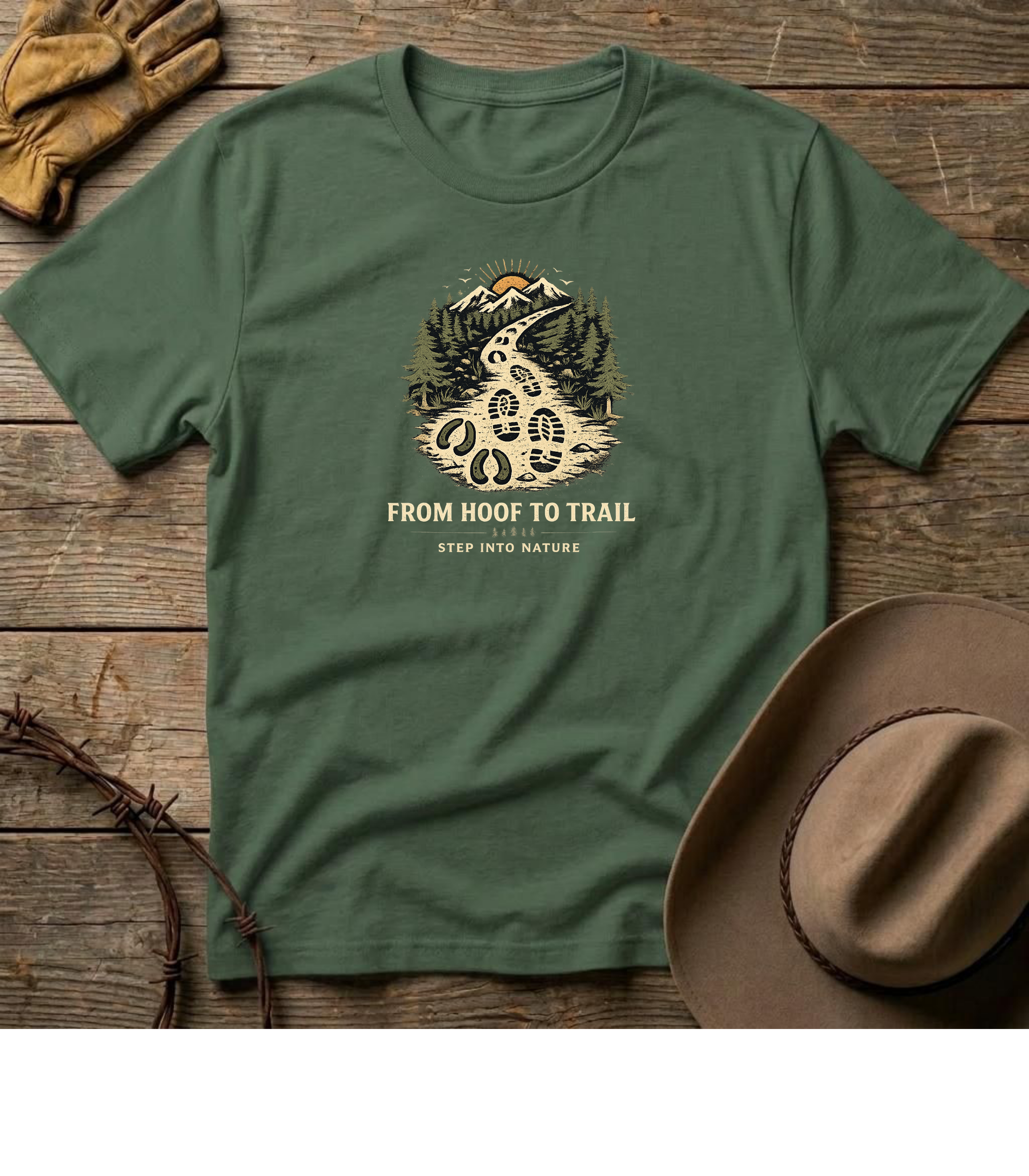 From hoof to Trail T-Shirt