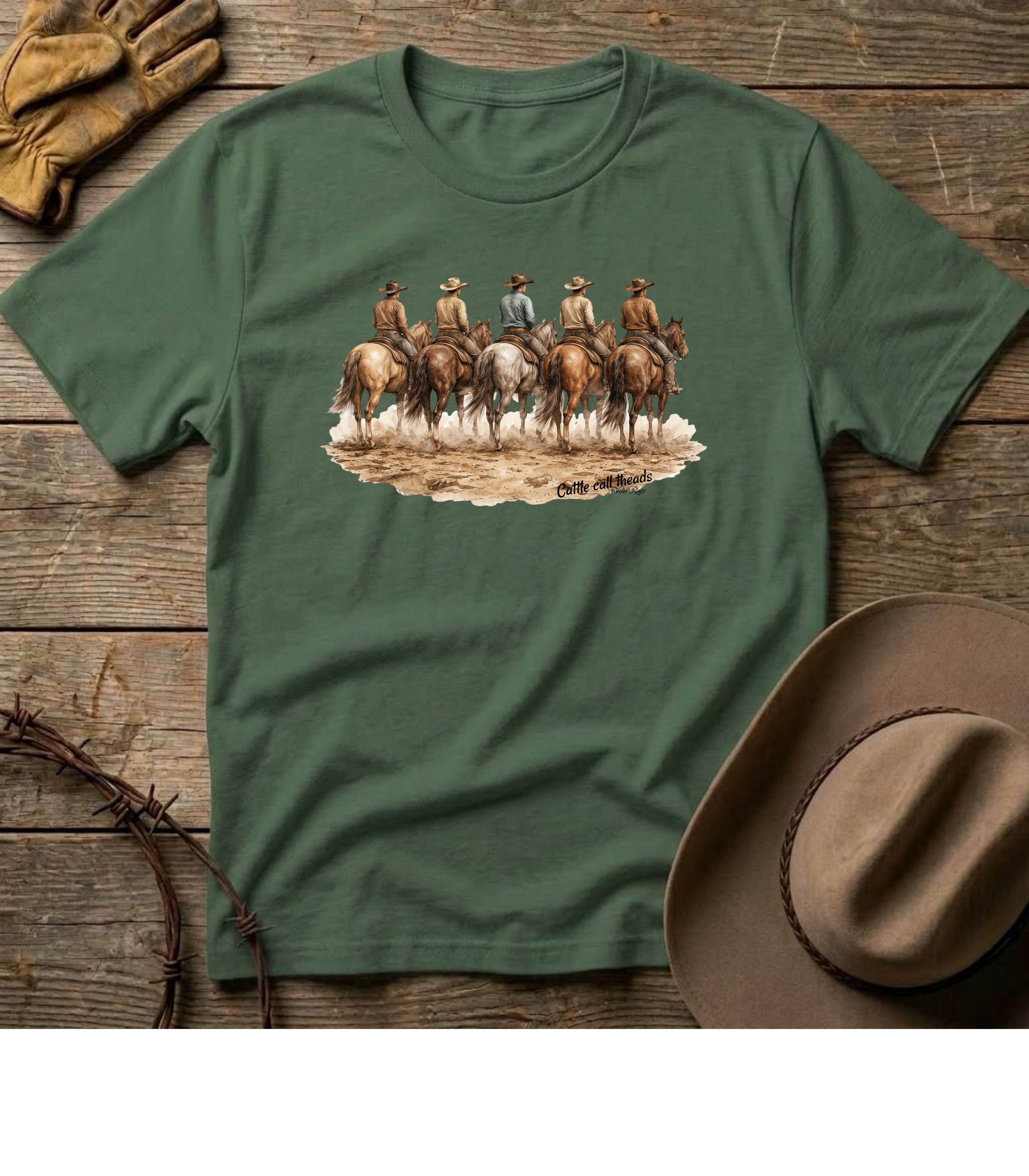 Cowboy line T-Shirt